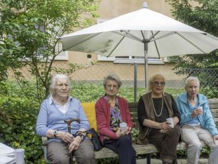 erfrischendes Fussbad